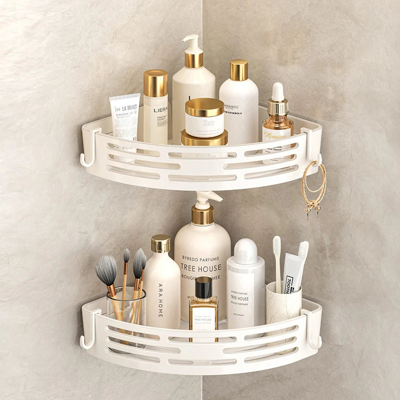 Zanekio™ Étagère d’angle adhésive pour salle de bain