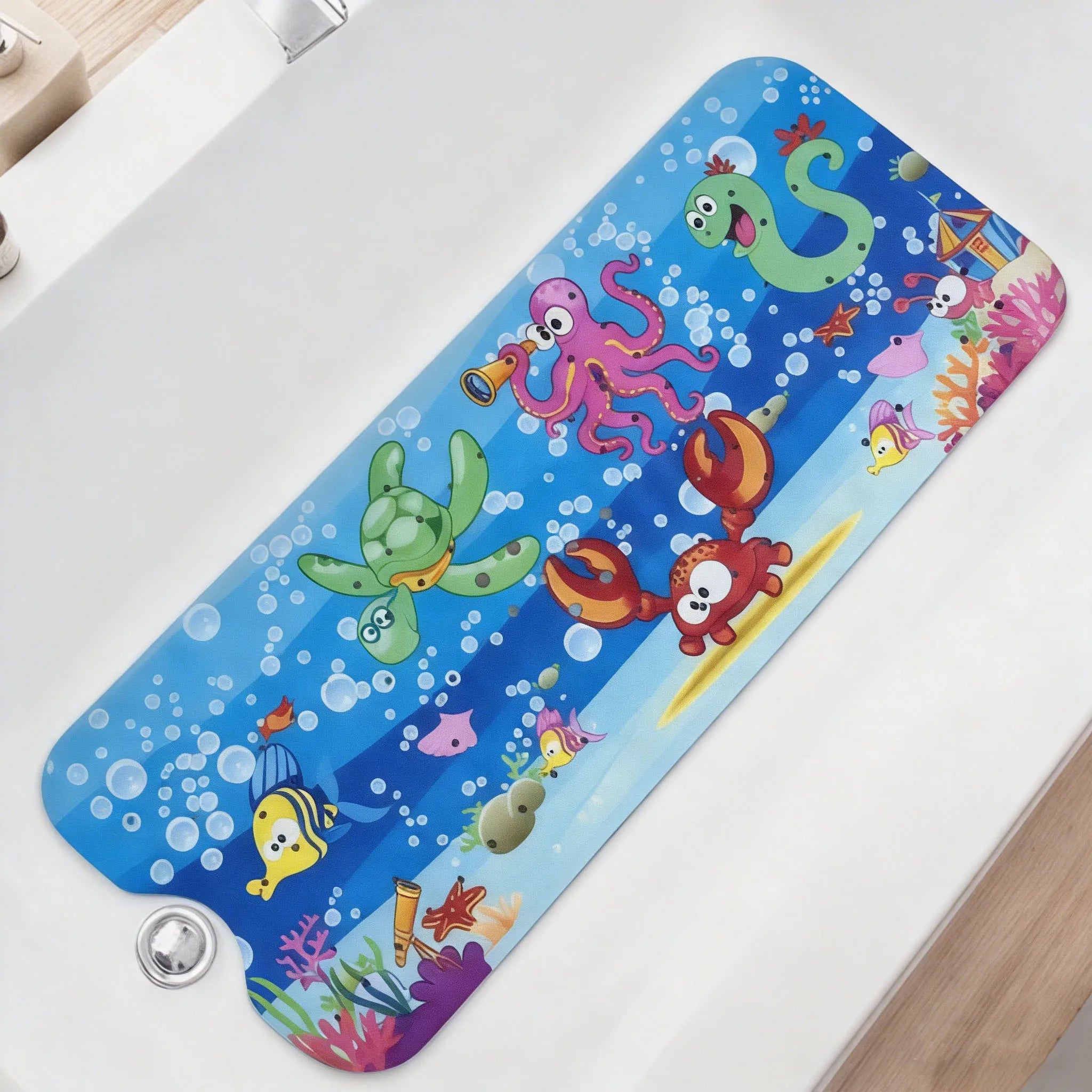 Zanekio™ Tapis de bain antidérapant 40 × 100 cm