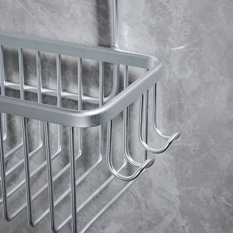 Zanekio™ Étagère de Douche Murale Sans Perçage – Panier de Rangement