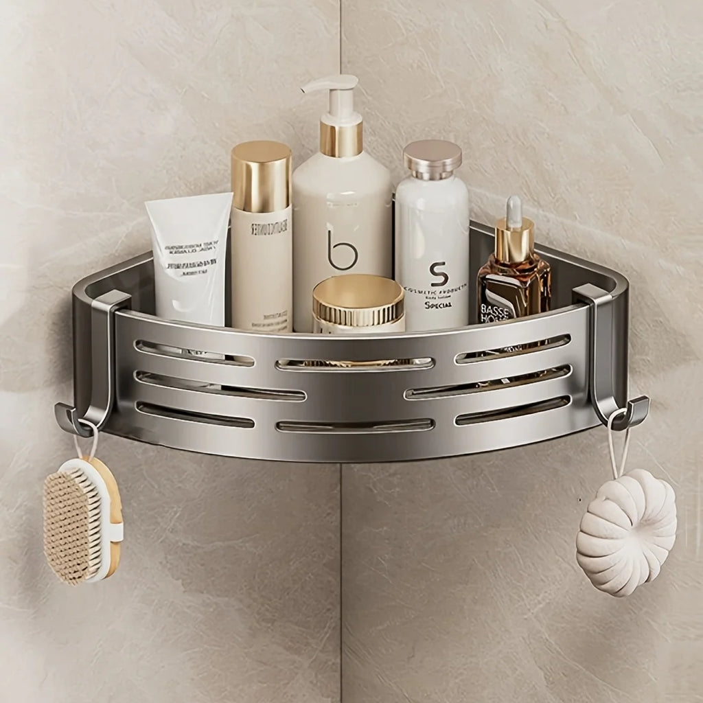 Zanekio™ Étagère d’angle adhésive pour salle de bain