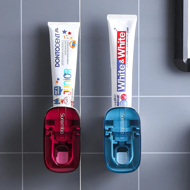 Zanekio™ Porte-Brosses à Dents Mural avec Distributeur Automatique de Dentifrice