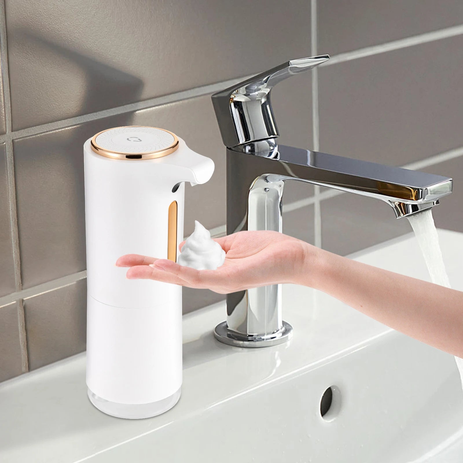 Zanekio™ Distributeur Automatique de Savon Sans Contact 250 ml