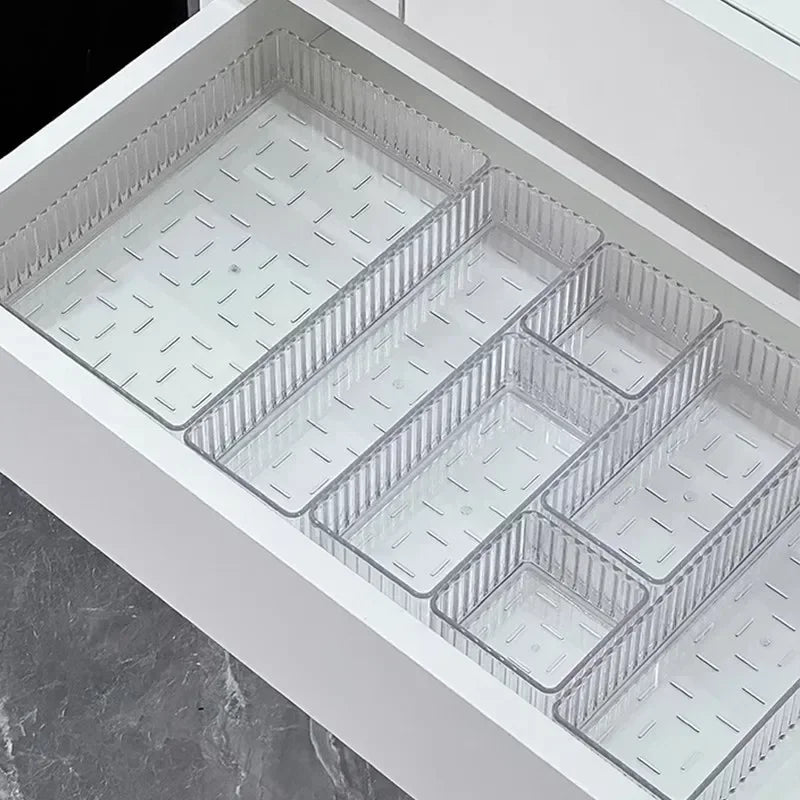 Zanekio™ Organiseur de Tiroir Transparent – Boîtes de Rangement Modulables