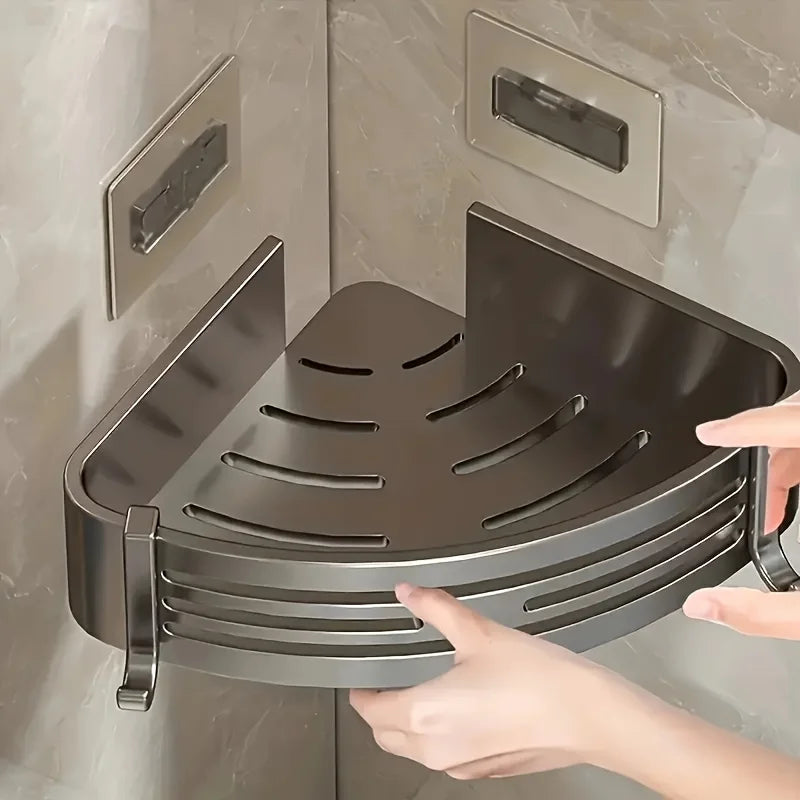 Zanekio™ Étagère d’angle adhésive pour salle de bain