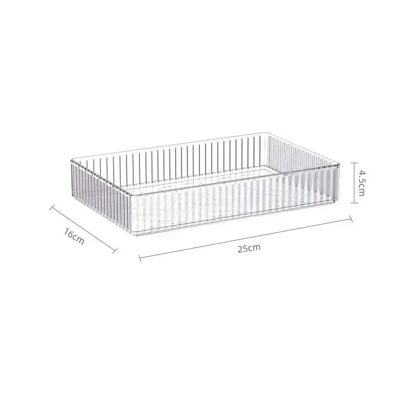 Zanekio™ Organiseur de Tiroir Transparent – Boîtes de Rangement Modulables