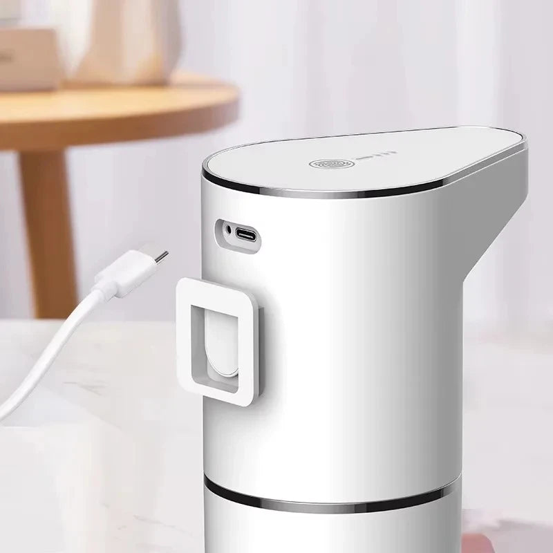 Zanekio™ Distributeur Automatique de Savon Mural Sans Contact Rechargeable