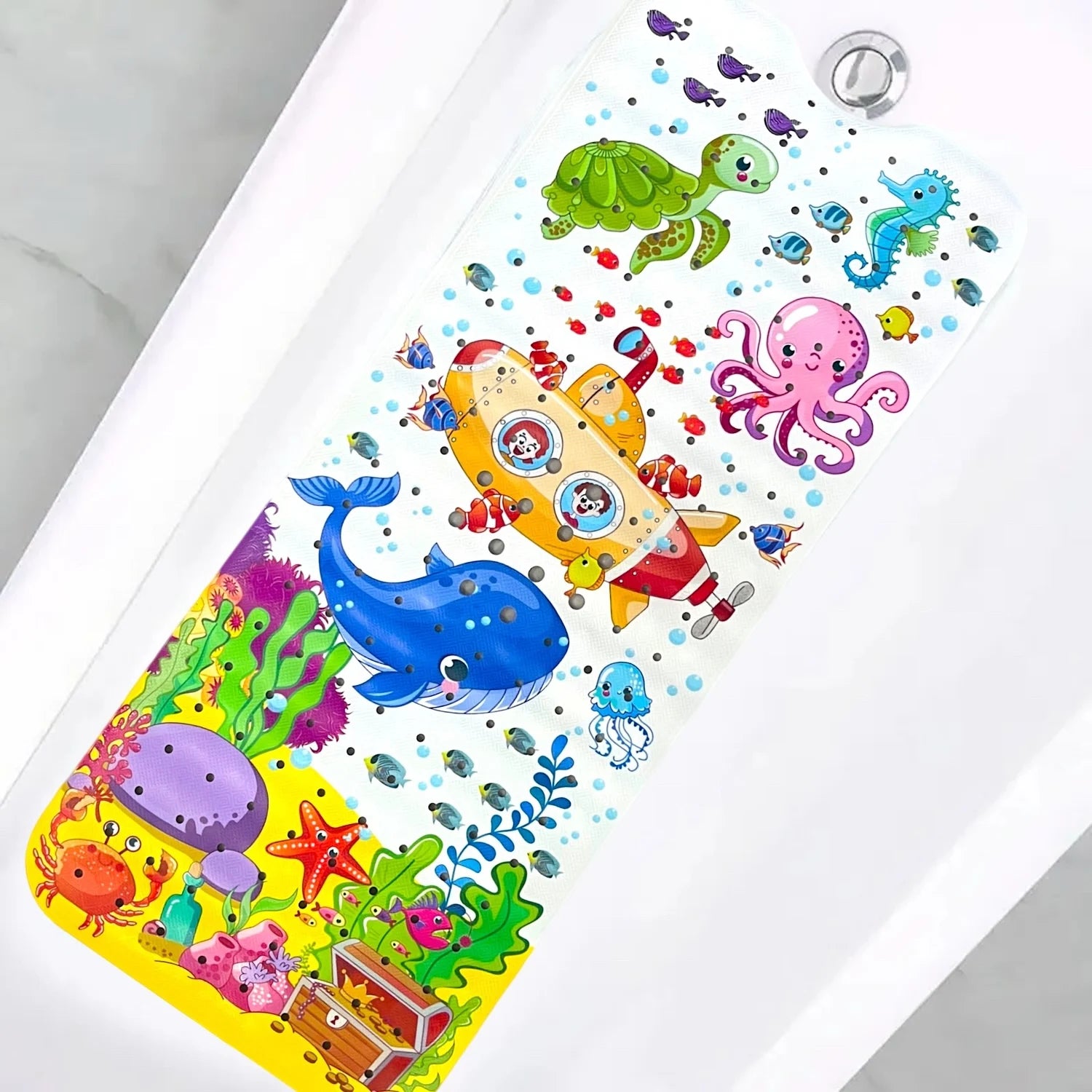 Zanekio™ Tapis de bain antidérapant 40 × 100 cm