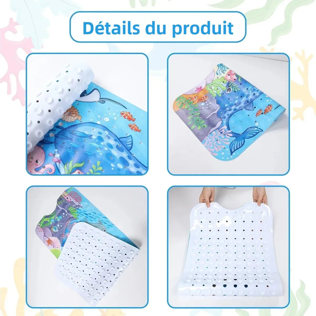 Zanekio™ Tapis de bain antidérapant 40 × 100 cm