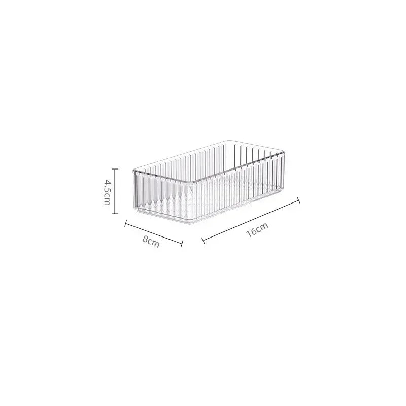 Zanekio™ Organiseur de Tiroir Transparent – Boîtes de Rangement Modulables