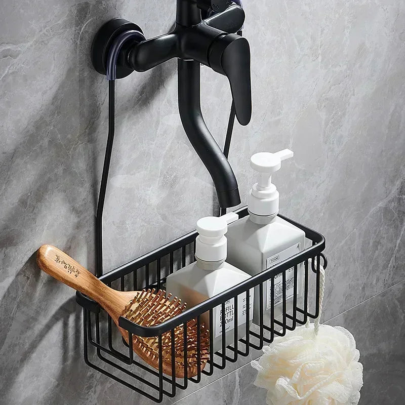 Zanekio™ Étagère de Douche Murale Sans Perçage – Panier de Rangement