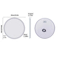 Zanekio™ Miroir LED Rond 80 cm Antibuée avec Éclairage Tactile