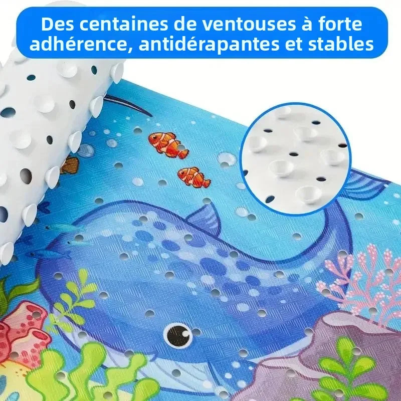 Zanekio™ Tapis de bain antidérapant 40 × 100 cm