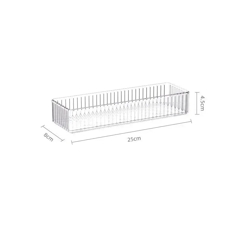 Zanekio™ Organiseur de Tiroir Transparent – Boîtes de Rangement Modulables