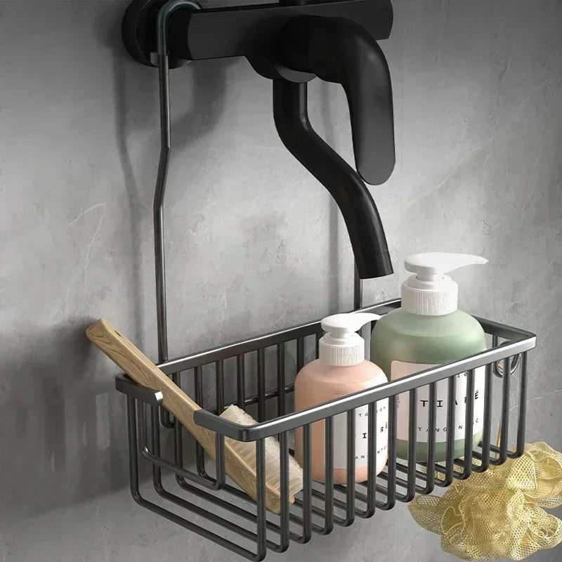 Zanekio™ Étagère de Douche Murale Sans Perçage – Panier de Rangement